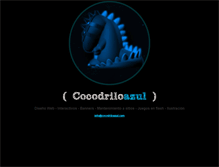 Tablet Screenshot of cocodriloazul.com